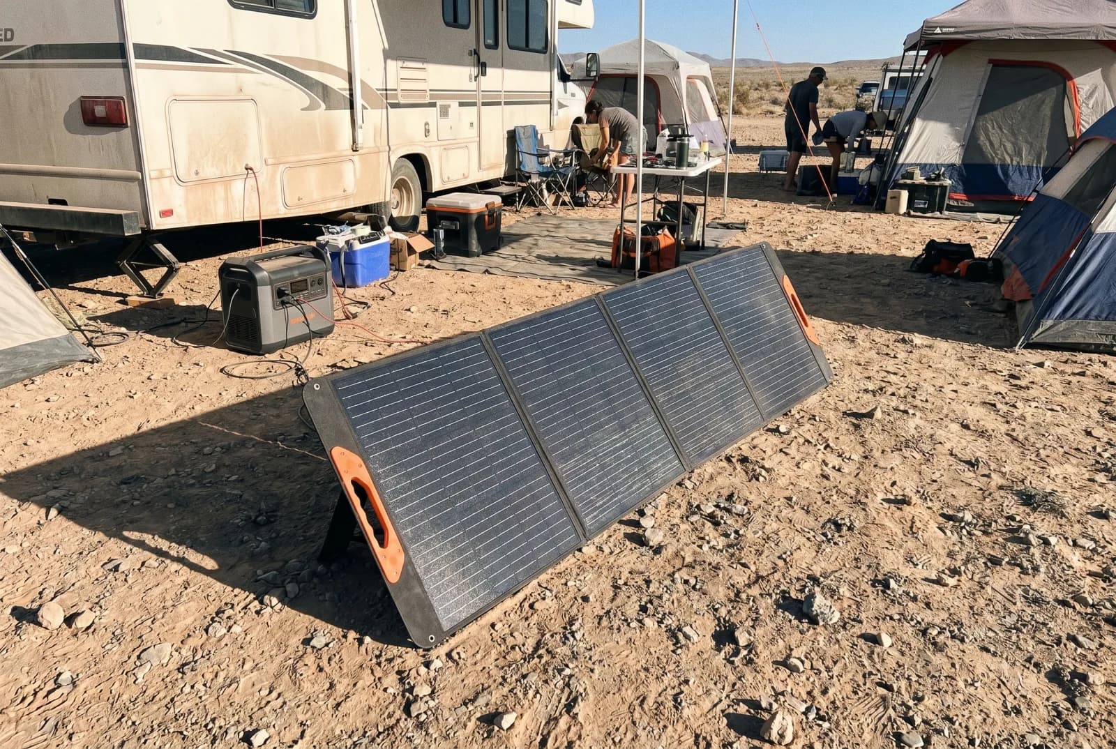 Foldable Solar Panels 30-400W — ETFE Coated, Camping & RV