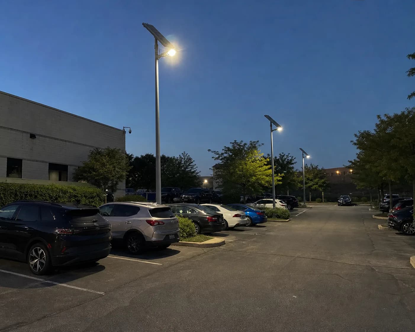 Commercial Solar Parking Lot Lighting — IES RP-20 Ready