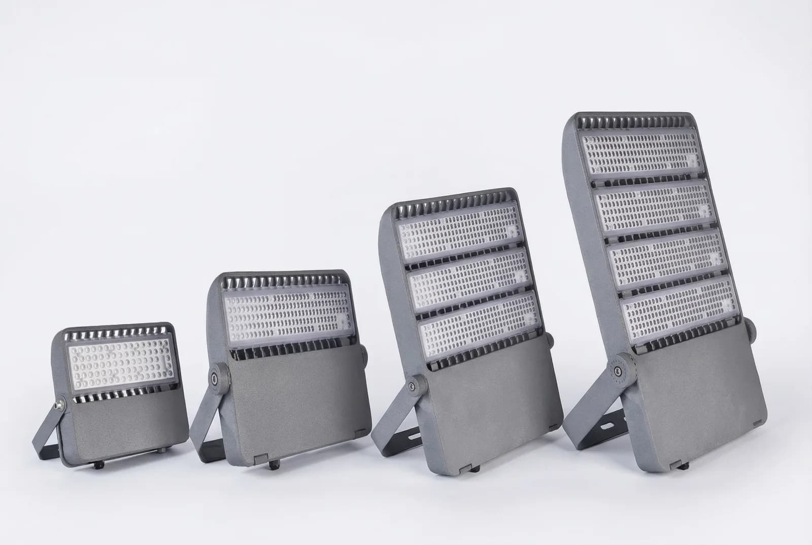BF-LFL-29 Series series modular LED flood lights — four models with adjustable multi-head design